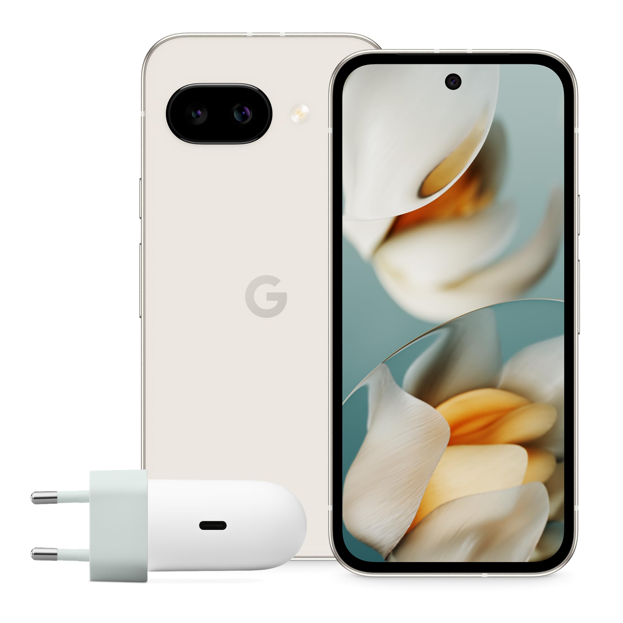 Google Pixel 9a ホワイト Google Pixel 9a – Smartphone Android Libre con cámara con IA